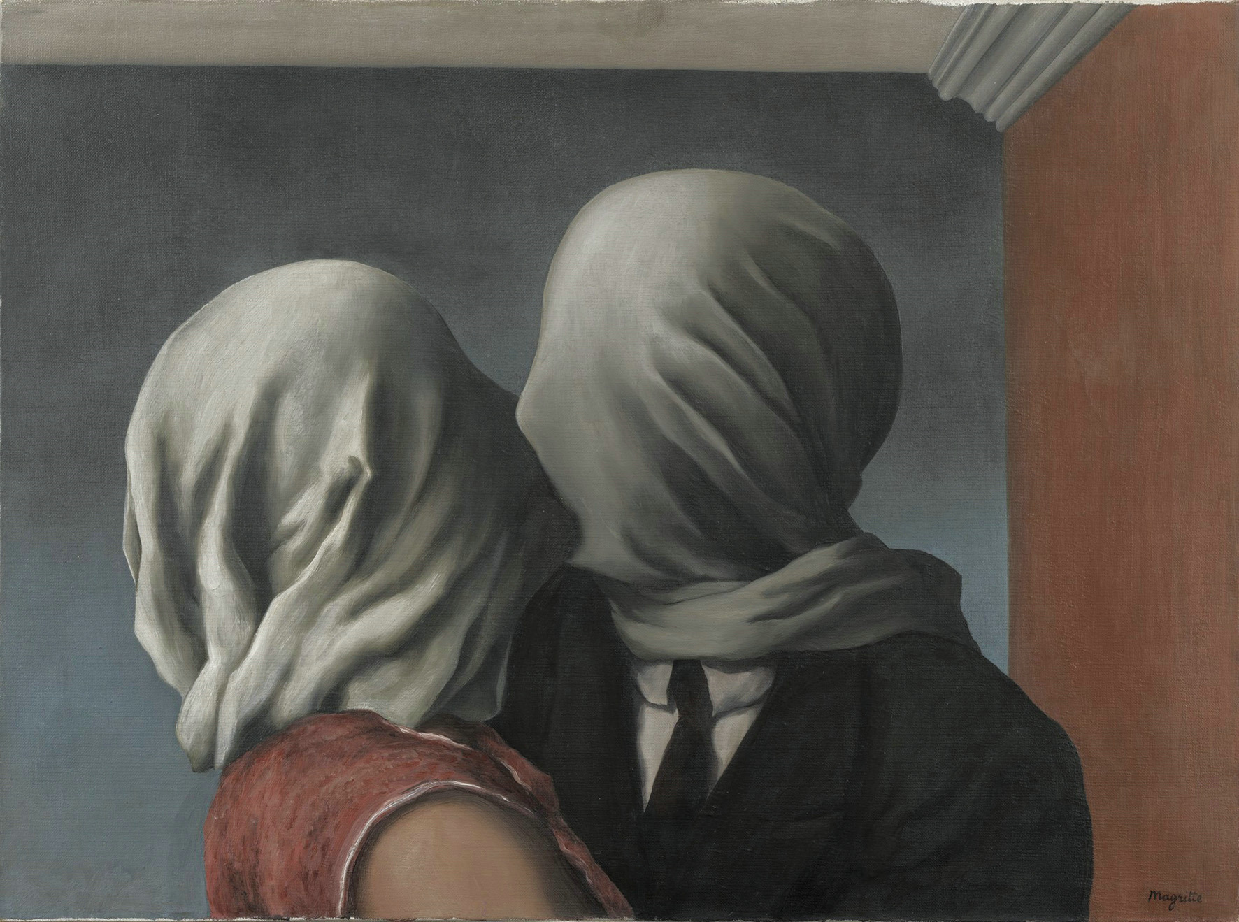 Magritte The Lovers (1928).jpg